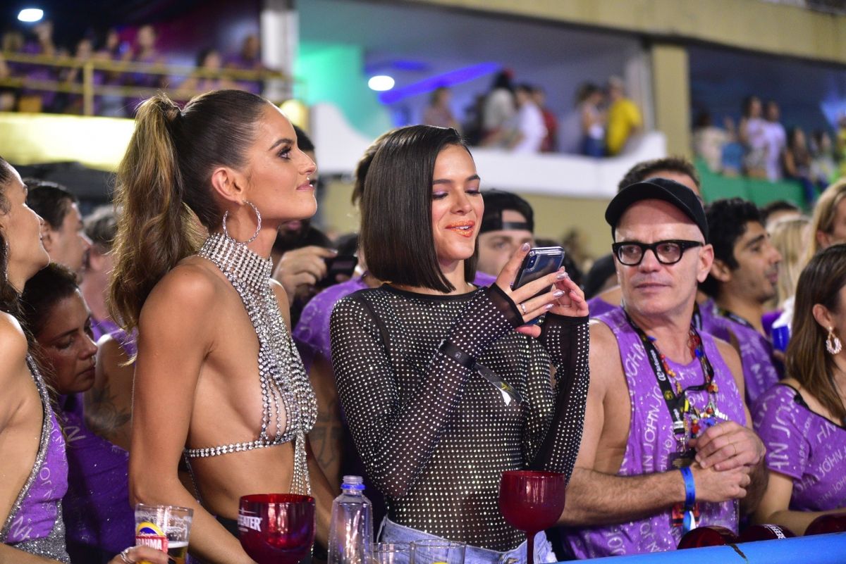 Bruna Marquezine and Izabel Goulart at Carnival
