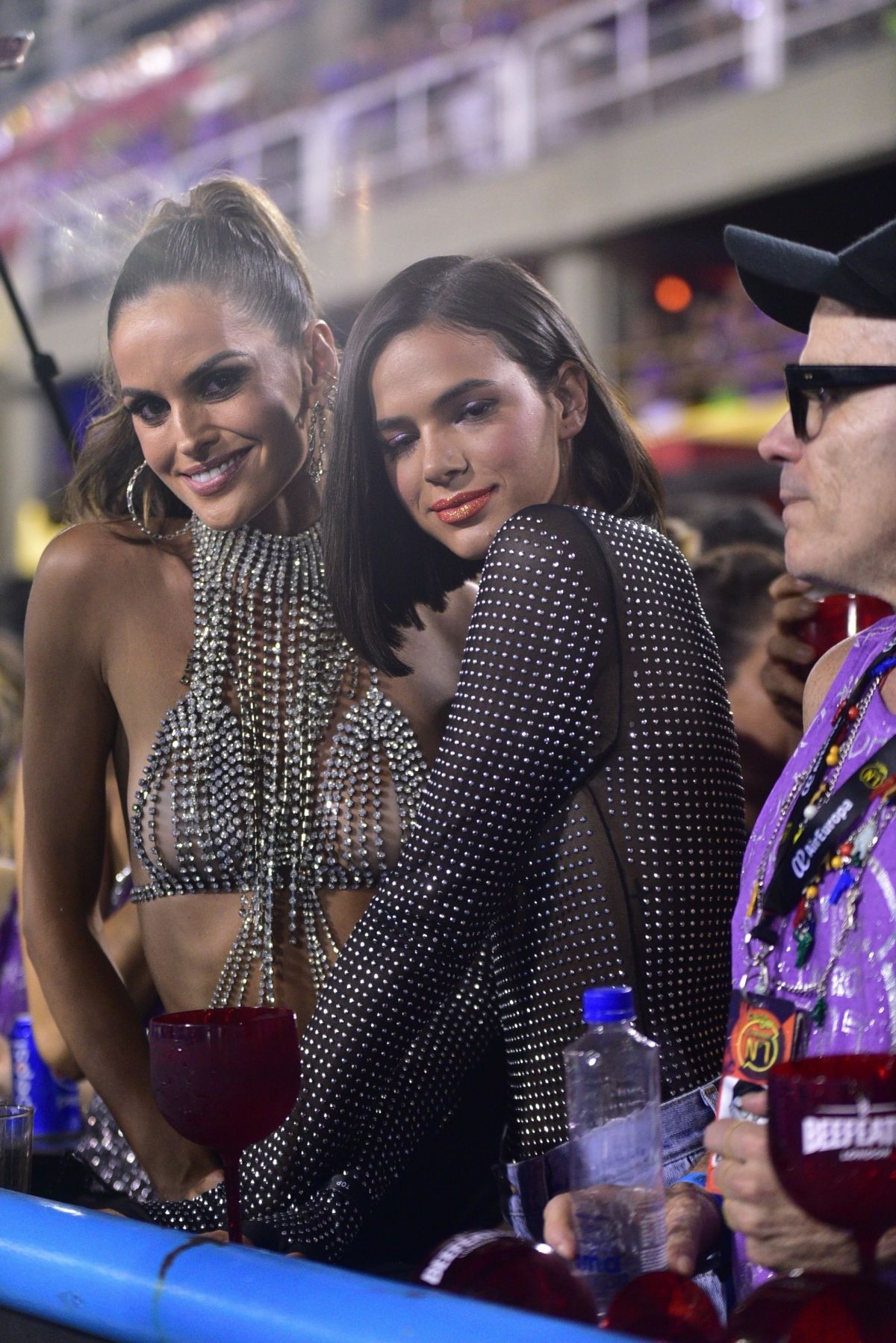 Bruna Marquezine and Izabel Goulart at Carnival