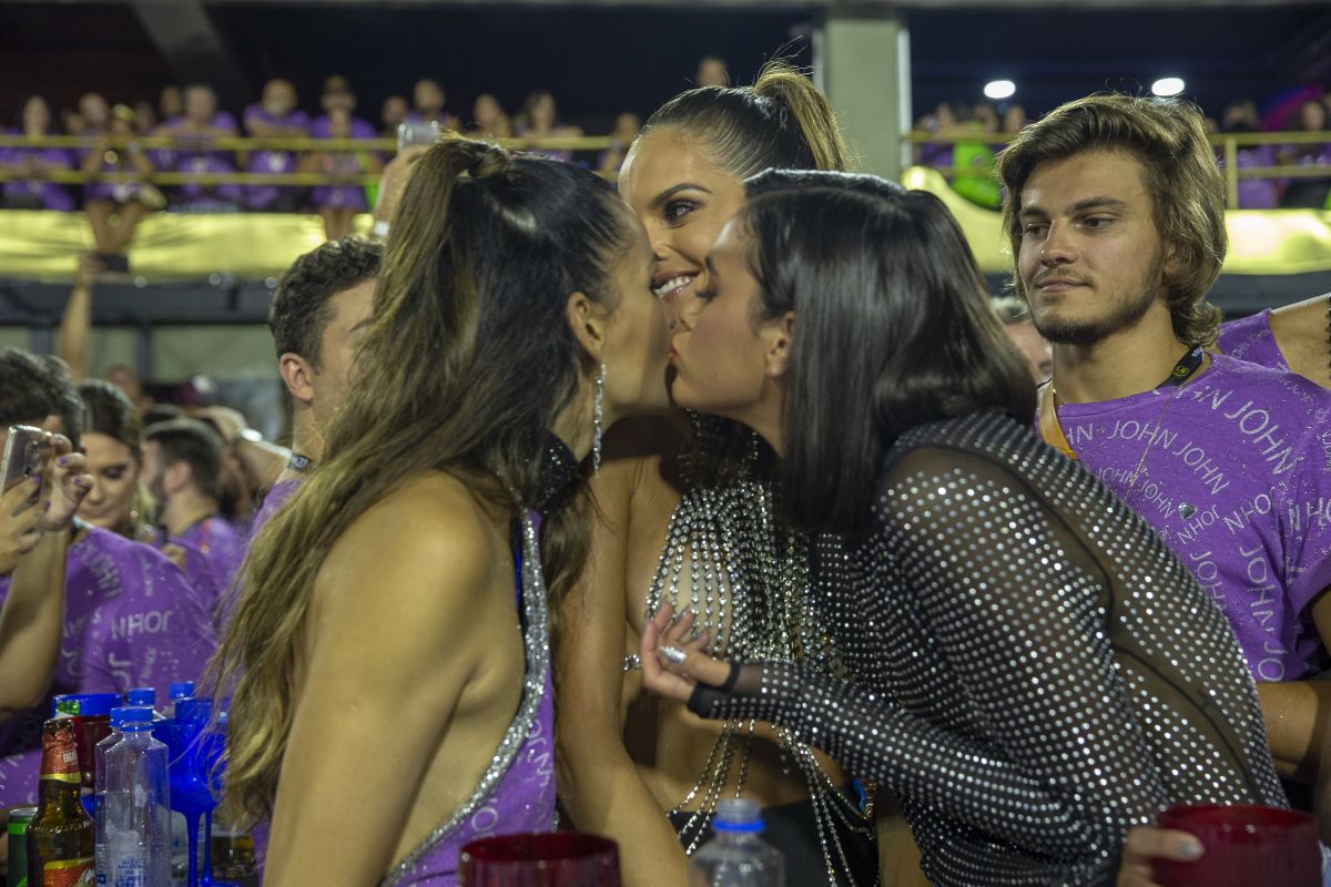 Bruna Marquezine and Izabel Goulart at Carnival