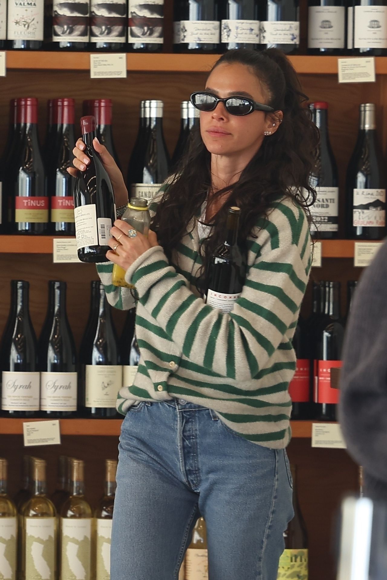 Bruna Marquezine and Shawn Mendes at Organic Groce