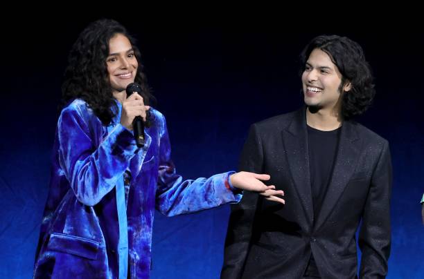 Bruna Marquezine and Xolo Maridue a Speak Onstage