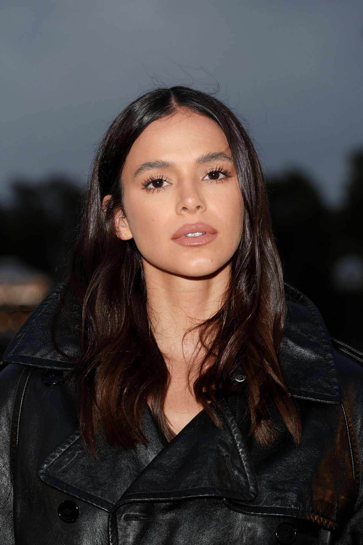 BRUNA MARQUEZINE Arrives at Saint Laurent Show at Paris Fashion Week 09/27/2022