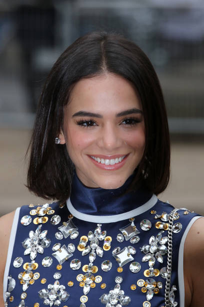 Bruna Marquezine Arrives at the Miu Miu Show