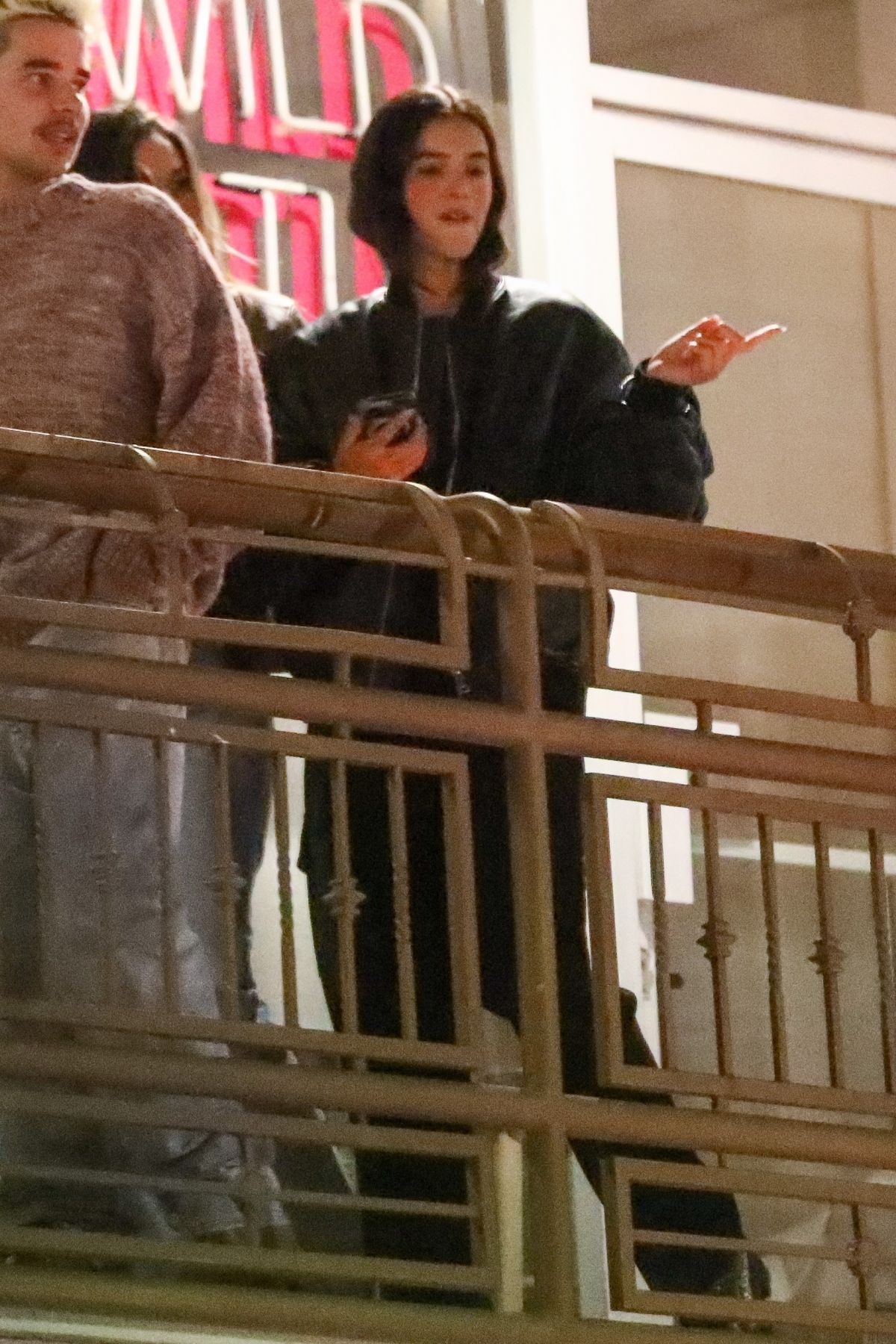Bruna Marquezine at a Sushi Dinner with Friends