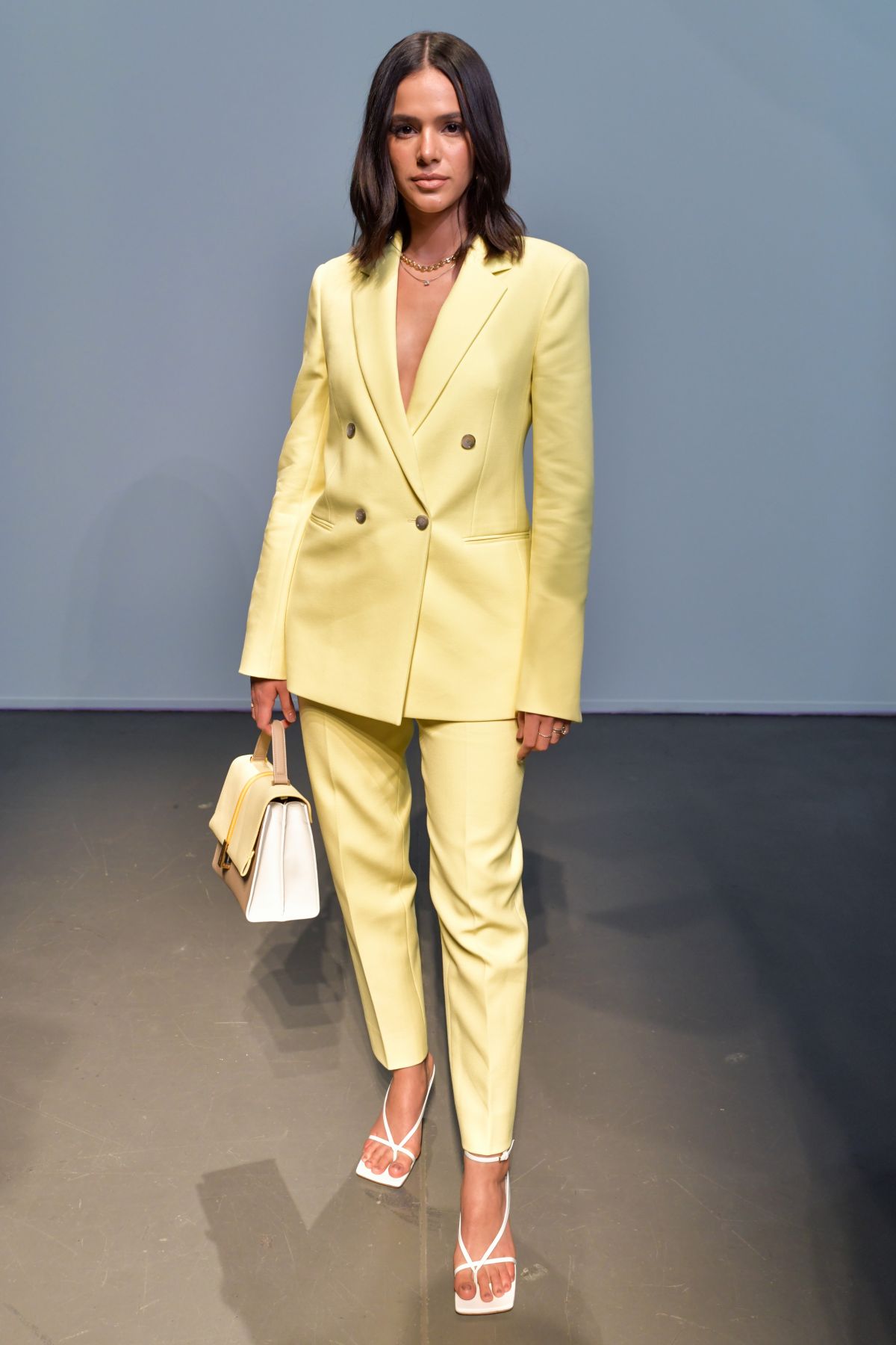 BRUNA MARQUEZINE at Boss Fashion Show at MFW in Milan 09/22/2019
