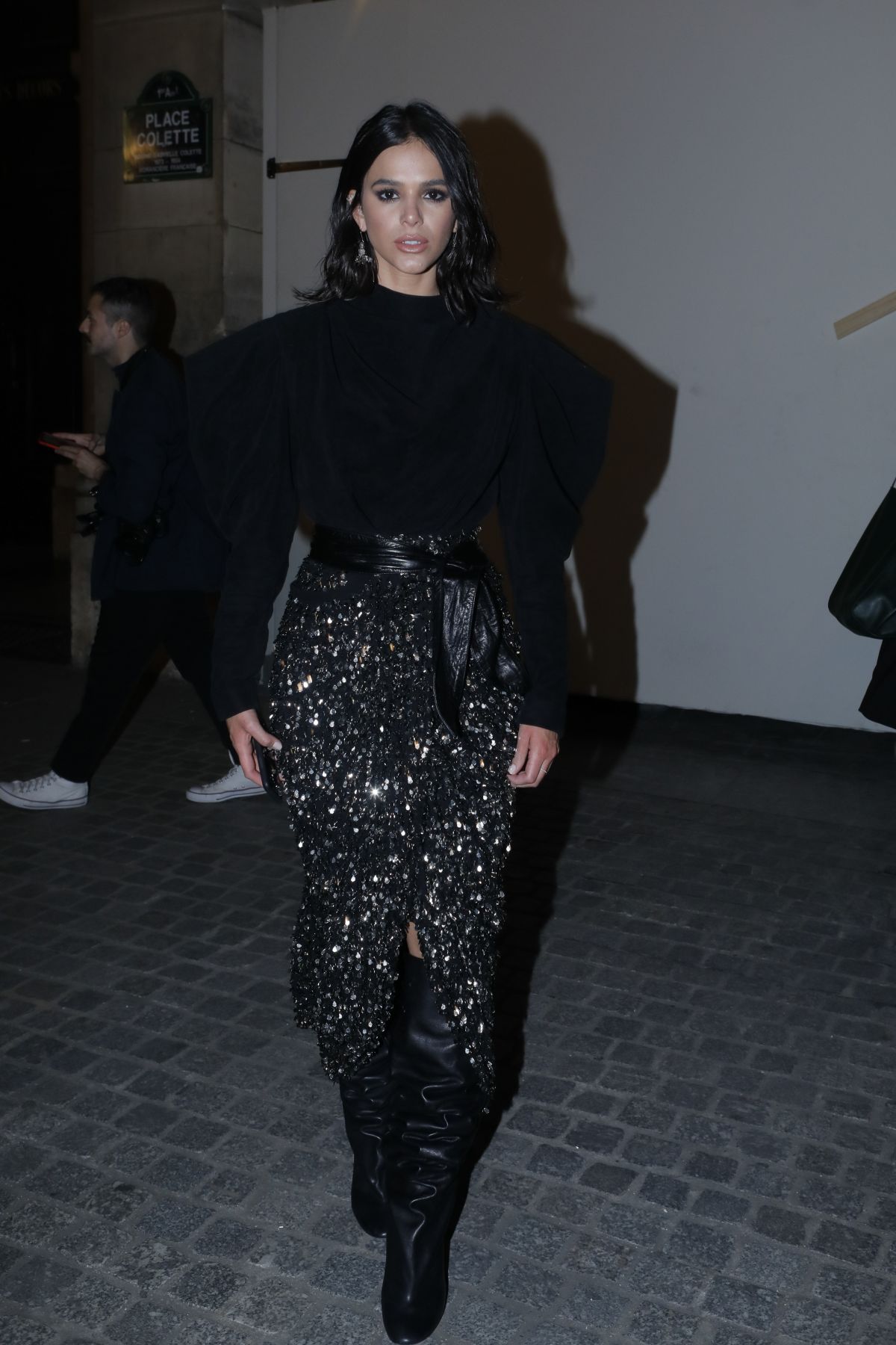 BRUNA MARQUEZINE at Isabel Marant Show at Paris Fashion Week 09/26/2019