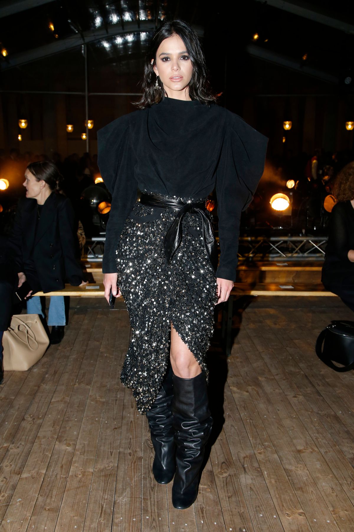 Bruna Marquezine at Isabel Marant Show at Paris