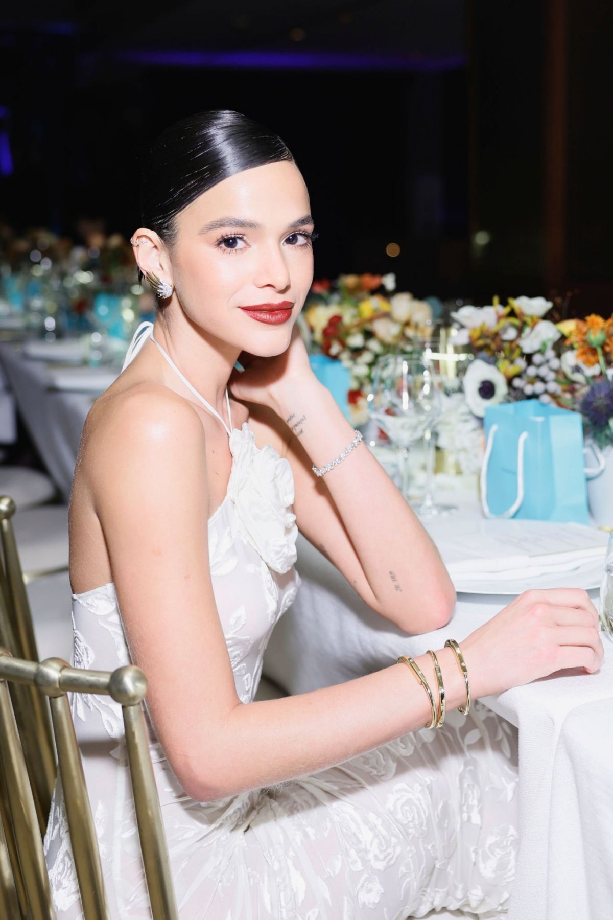 Bruna Marquezine at Tiffany Co Lock Event in West
