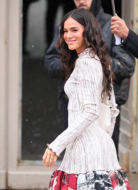 Bruna Marquezine attends Chanel Haute Couture Week Spring/Summer 2026 show as part of Paris Fashion Week on January 2...