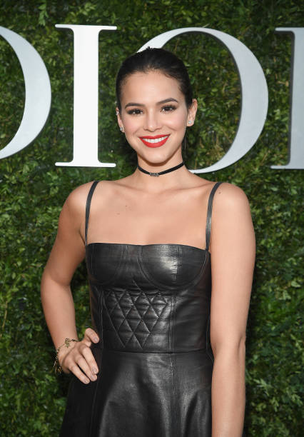 Bruna Marquezine attends 'Christian Dior, couturier du reve' Exhibition Launch celebrating 70 years of creation at Musee Des Arts Decoratifs on July 3, 2017 in Paris, France. (426×612)