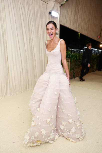 Bruna Marquezine attends The 2024 Met Gala Celebrating "Sleeping Beauties: Reawakening Fashion" at The Metropolitan Museum of Art on May 06, 2024 in New York City.
