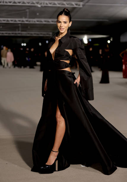 Bruna Marquezine attends the 2nd Annual Academy Museum Gala at Academy Museum of Motion Pictures on October 15, 2022 in Los Angeles, California.
