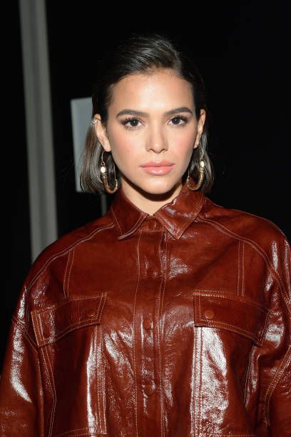 Bruna Marquezine attends the John John Fashion Show during New York Fashion Week at Gallery I at Spring Studios on February 12, 2019 in New York City. (408×612)