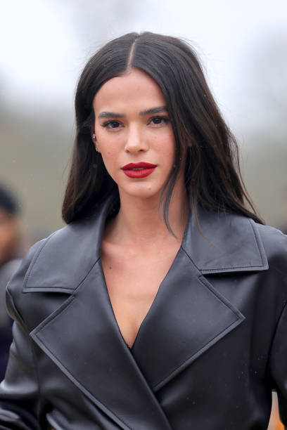 Bruna Marquezine attends the Loewe Womenswear Fall/Winter 2024-2025 show as part of Paris Fashion Week on March 01, 2024 in Paris, France.