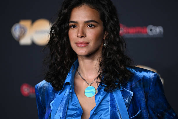 Bruna Marquezine attends the Warner Bros. Presentation of "Blue Beetle" during CinemaCon, the official convention of the National Association of Theatre Owners, at The Colosseum at Caesars Palace on April 25, 2023 in Las Vegas, Nevada. — frame 3/4 (612×408)