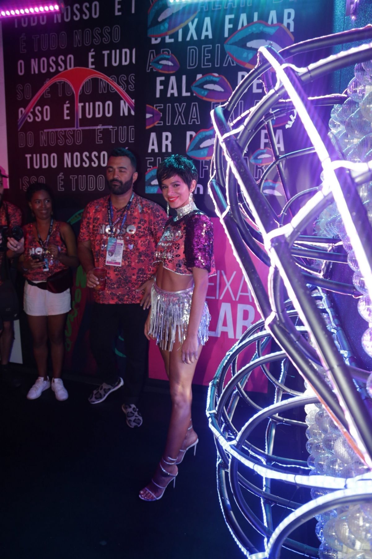 Bruna Marquezine Bruna Maruezine at Sambadrome Marques De Sapucai