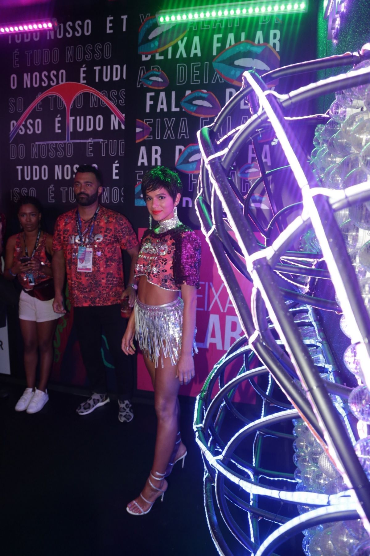 Bruna Marquezine Bruna Maruezine at Sambadrome Marques De Sapucai