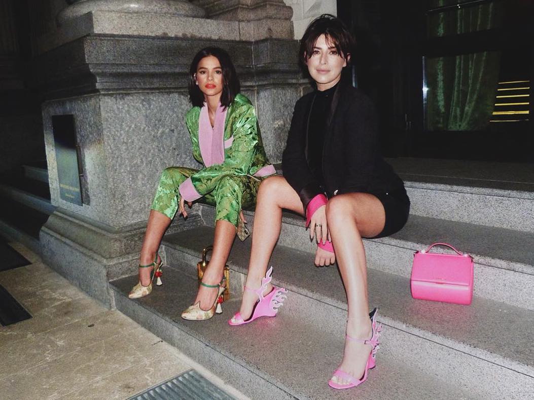 Photo by Bruna Marquezine in Milan, Italy with @fepaesleme