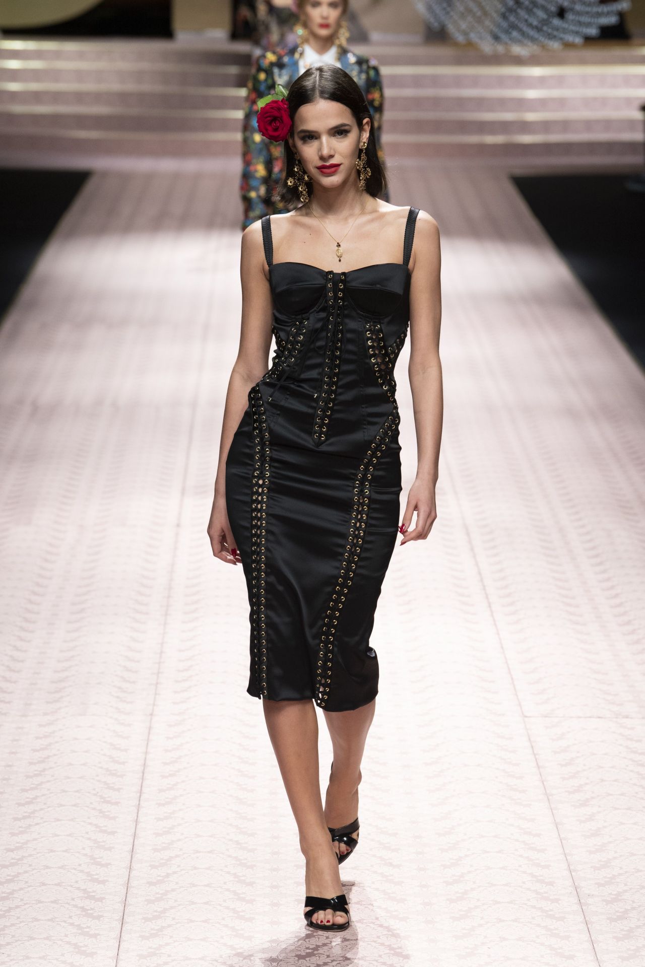 Bruna Marquezine Walks Dolce & Gabbana Show, Milan Fashion Week 09/23/2018 (1280×1920)