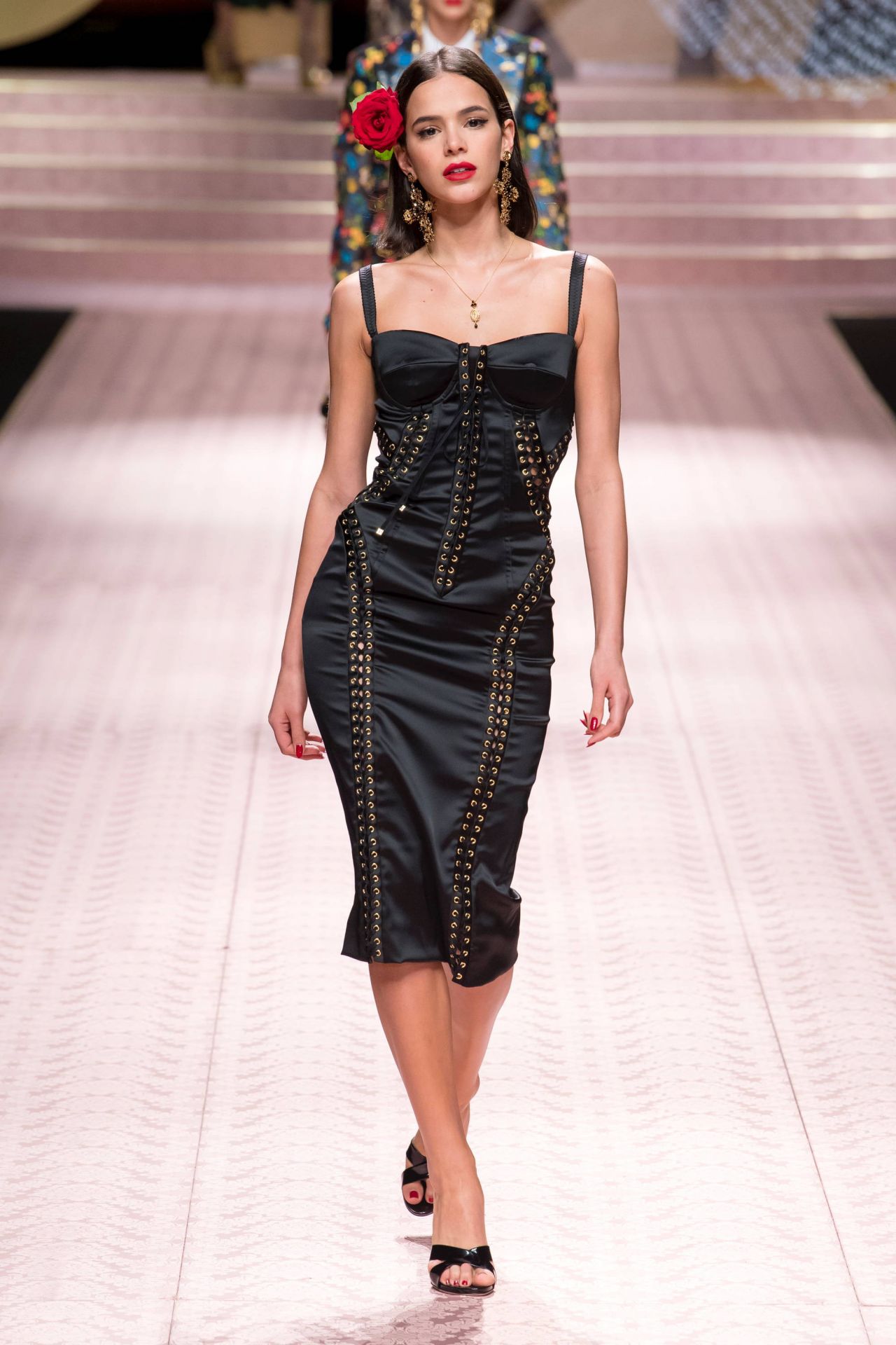 Bruna Marquezine Walks Dolce & Gabbana Show, Milan Fashion Week 09/23/2018 (1280×1920)