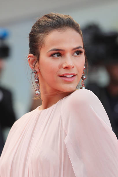 Bruna Marquezine walks the red carpet ahead of the 'Suburbicon' screening during the 74th Venice Film Festival at Sala Grande on September 2, 2017 in Venice, Italy.
