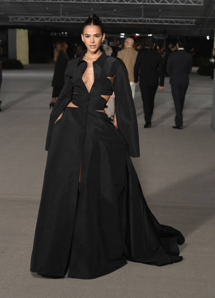 Bruna Marquezinearrives at the 2nd Annual Academy Museum Gala at Academy Museum of Motion Pictures on October 15, 2022 in Los Angeles, California.