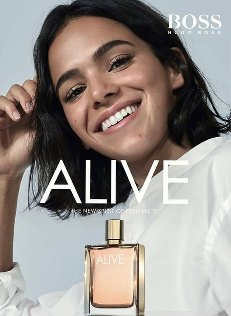 Laura Harrier, Chloe Bennet, Bruna Marquezine and Emma Roberts -The faces of the ALIVE Fragrance by BOSS #FeelALIVE (800×1096)